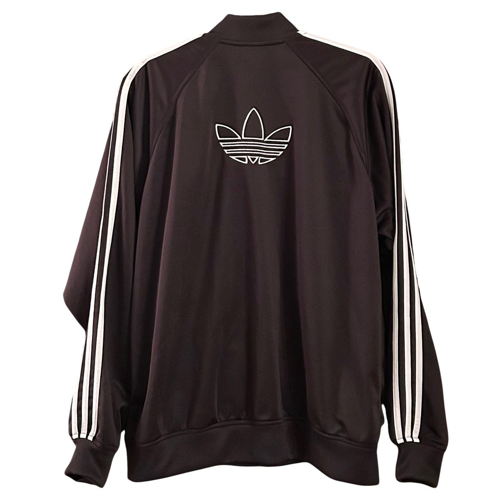 Adidas Mens Superstar Track Jacket Vintage‎ Trefoil Logo 90's Black White Size M